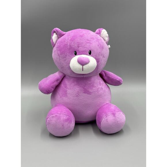Animal Adventure Purple Teddy Bear Plush 12” Stuffed Soft Toy - Picture 1 of 10
